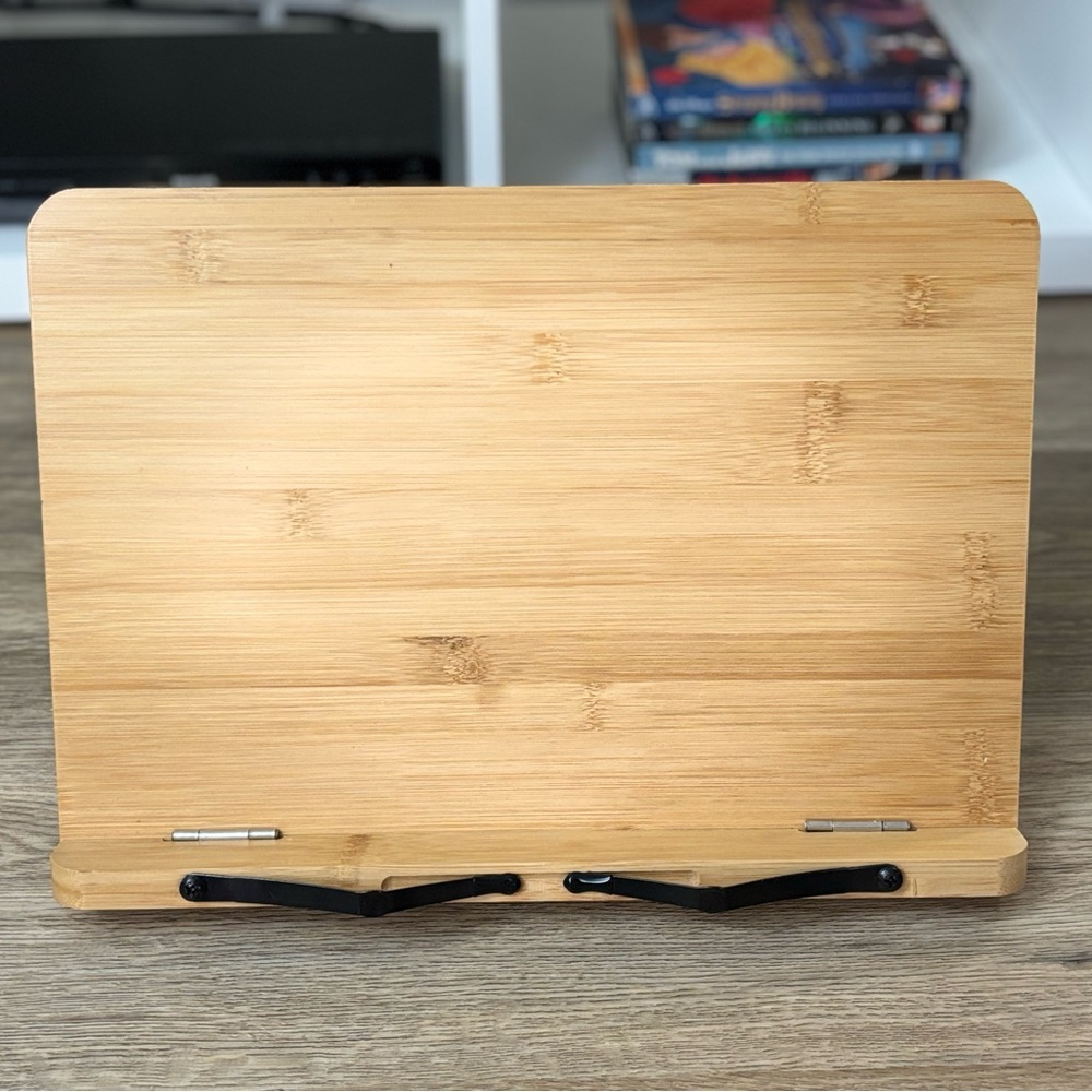 Bamboo Adjustable Foldable Book Stand